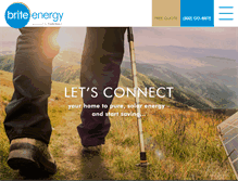 Tablet Screenshot of briteenergy.com